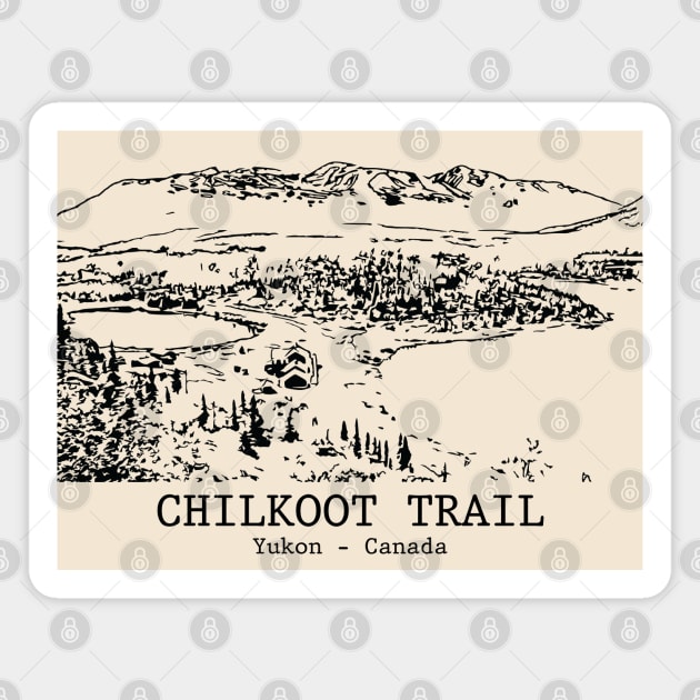 Chilkoot Trail - Yukon Magnet by Lakeric